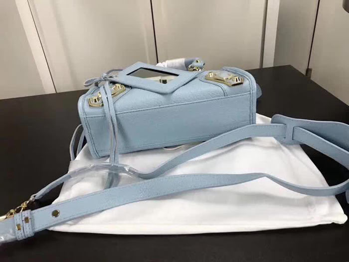 BALENCIAG巴黎世家 經典機車 原版山羊皮 包邊五金款 手提肩背斜挎包  BL1439